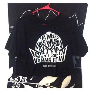 Hot Topic Jughead Crop Top